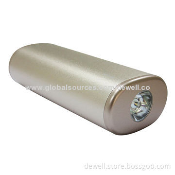Large capacity mobile chargers for iPhone with LED flashlight, 5V 1A outputNew